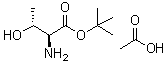 L-Threonine 1,1-dimethylethyl ester acetate (salt) molecular structure (CAS 78061-03-7)