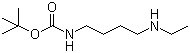 [4-(乙基氨基)丁基]氨基甲酸叔丁酯分子结构 (CAS 780802-42-8)