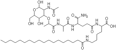 结构式 CAS# 78113-36-7, 密罗他辛; 罗莫肽