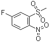 4-Fluoro-2-(methylsulfonyl)nitrobenzene molecular structure (CAS 78228-02-1)