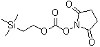 structure of CAS# 78269-85-9, 1-[[[2-(Trimethylsilyl)ethoxy]carbonyl]oxy]-2,5-pyrrolidinedione;2,5-Dioxopyrrolidin-1-yl 2-(trimethylsilyl)ethyl carbonate