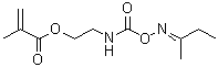 2-[O-(1'-Methylpropylideneamino)oxycarbonylamino]ethyl methacrylate molecular structure (CAS 78279-10-4)