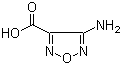 structure of CAS# 78350-50-2, 3-Aminofurazan-4-carboxylic acid;4-Aminofurazan-3-carboxylic acid; 5-Aminofurazane-4-carboxylic acid; 4-Amino-1,2,5-oxadiazole-3-carboxylic acid
