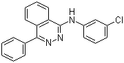 1-(3-氯苯胺基)-4-苯基酞嗪分子结构 (CAS 78351-75-4)