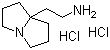 Tetrahydro-1H-pyrrolizine-7a(5H)-ethanamine dihydrochloride molecular structure (CAS 78449-85-1)
