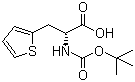 N-叔丁氧羰基-D-2-噻吩丙氨酸分子结构 (CAS 78452-55-8)