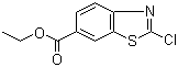Ethyl 2-chloro-6-benzothiazolecarboxylate molecular structure (CAS 78485-37-7)