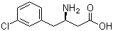 (R)-3-Amino-4-(3-chlorophenyl)butyric acid molecular structure (CAS 785038-49-5)