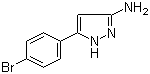 3-Amino-5-(4-bromophenyl)-1H-pyrazole molecular structure (CAS 78583-82-1)