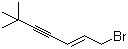 1-溴-6,6-二甲基-2-庚烯-4-炔分子结构 (CAS 78629-19-3)