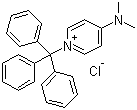 4-(Dimethylamino)-1-(triphenylmethyl)pyridinium chloride molecular structure (CAS 78646-25-0)