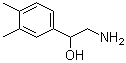 2-Amino-1-(3,4-dimethylphenyl)ethanol molecular structure (CAS 786600-48-4)