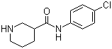 N-(4-Chlorophenyl)piperidine-3-carboxamide molecular structure (CAS 787546-33-2)