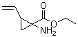 1-氨基-2-乙烯基环丙烷羧酸乙酯分子结构 (CAS 787548-29-2)