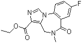 Flumazenil molecular structure (CAS 78755-81-4)