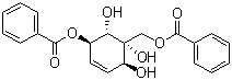 structure of CAS# 78804-17-8, (-)-Zeylenol;(1S,2R,3S,4R)-2-[(Benzoyloxy)methyl]-5-cyclohexene-1,2,3,4-tetrol 4-benzoate