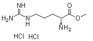 structure of CAS# 78851-84-0, D-Arginine methyl ester hydrochloride;D-Arginine methyl ester dihydrochloride