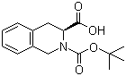 Boc-(S)-1,2,3,4-tetrahydroisoquinoline-3-carboxylic acid molecular structure (CAS 78879-20-6)