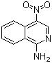 1-Amino-4-nitroisoquinoline molecular structure (CAS 78886-54-1)