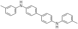 结构式 CAS# 78888-06-9, N,N'-双(3-甲基苯基)-(1,1'-联苯)-4,4'-二胺