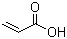 structure of CAS# 79-10-7, Acrylic acid;2-Propenoic acid; Acroleic acid