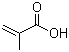 2-甲基丙烯酸分子结构 (CAS 79-41-4)