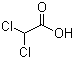 Dichloroacetic acid molecular structure (CAS 79-43-6)