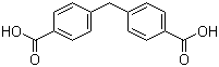 结构式 CAS# 790-83-0, 二苯甲烷-4,4'-二羧酸
