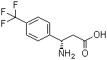 结构式 CAS# 790203-84-8, (S)-3-氨基-3-(4-三氟甲基苯基)丙酸