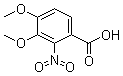 结构式 CAS# 79025-28-8, 3,4-二甲氧基-2-硝基苯甲酸