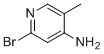 structure of CAS# 79055-60-0, 2-Bromo-5-methylpyridin-4-amine