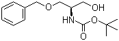 structure of CAS# 79069-15-1, N-Boc-(S)-2-amino-3-benzyloxy-1-propanol;(S)-(-)-3-Benzyloxy-2-(tert-butoxycarbonylamino)-1-propanol; N-[(1S)-1-(Hydroxymethyl)-2-(phenylmethoxy)ethyl]carbamic acid 1,1-dimethylethyl ester; tert-Butyl [(1S)-2-hydroxy-1-[[(phenylmethyl)oxy]methyl]ethyl]carbamate