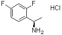 [(R)-1-(2,4-Difluorophenyl)ethyl]amine hydrochloride molecular structure (CAS 791098-81-2)