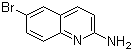 6-Bromo-2-aminoquinoline molecular structure (CAS 791626-58-9)