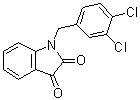 structure of CAS# 79183-19-0, 1-(3,4-Dichlorobenzyl)-1H-indole-2,3-dione
