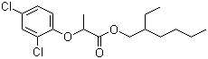 structure of CAS# 79270-78-3, 2-Ethylhexyl 2-(2,4-dichlorophenoxy)propionate;Dichloroprop-2-ethylhexyl ester
