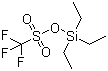 structure of CAS# 79271-56-0, Triethylsilyl trifluoromethanesulfonate;1,1,1-Triethylsilyl trifluoromethanesulfonate