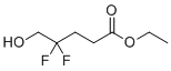 乙基4,4-二氟-5-羟基戊酸酯分子结构 (CAS 79360-94-4)