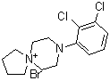 8-(2,3-Dichlorophenyl)-8-aza-5-azoniaspiro[4.5]decane bromide molecular structure (CAS 795313-24-5)
