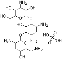 结构式 CAS# 79645-27-5, 硫酸妥布霉素