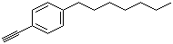 4-Heptylphenylacetylene molecular structure (CAS 79887-12-0)