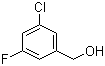 structure of CAS# 79944-64-2, 3-Chloro-5-fluorobenzyl alcohol;3-Chloro-5-fluorobenzenemethanol