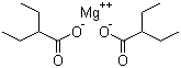 2-乙基丁酸镁分子结构 (CAS 79992-76-0)