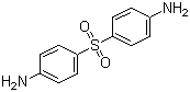 structure of CAS# 80-08-0, 4,4'-Diaminodiphenylsulfone;4,4'-Diaminodiphenyl sulfone; Dapsonum; Bis(4-aminophenyl)sulfone
