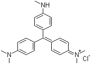 structure of CAS# 8004-87-3, Basic Violet 1;Methyl Violet; C.I. 42535; Methyl Violet 2B