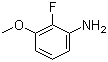 2-氟-3-甲氧基苯胺分子结构 (CAS 801282-00-8)