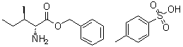 D-Isoleucine phenylmethyl ester 4-methylbenzenesulfonate molecular structure (CAS 80174-45-4)