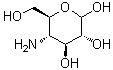 4-Amino-4-deoxy-D-glucopyranose molecular structure (CAS 802318-58-7)