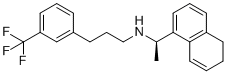 structure of CAS# 802918-36-1, Cinacalcet Impurity 33;(alphaR)-5,6-Dihydro-alpha-methyl-N-[3-[3-(trifluoromethyl)phenyl]propyl]-1-naphthalenemethanamine