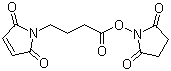 4-Maleimidobutyric acid N-hydroxysuccinimide ester molecular structure (CAS 80307-12-6)